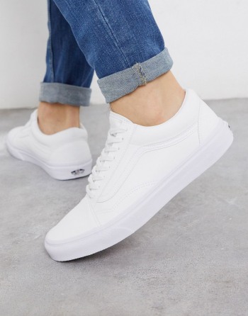 Vans Old Skool Bijele - Muške Tenisice | 46035QXGV